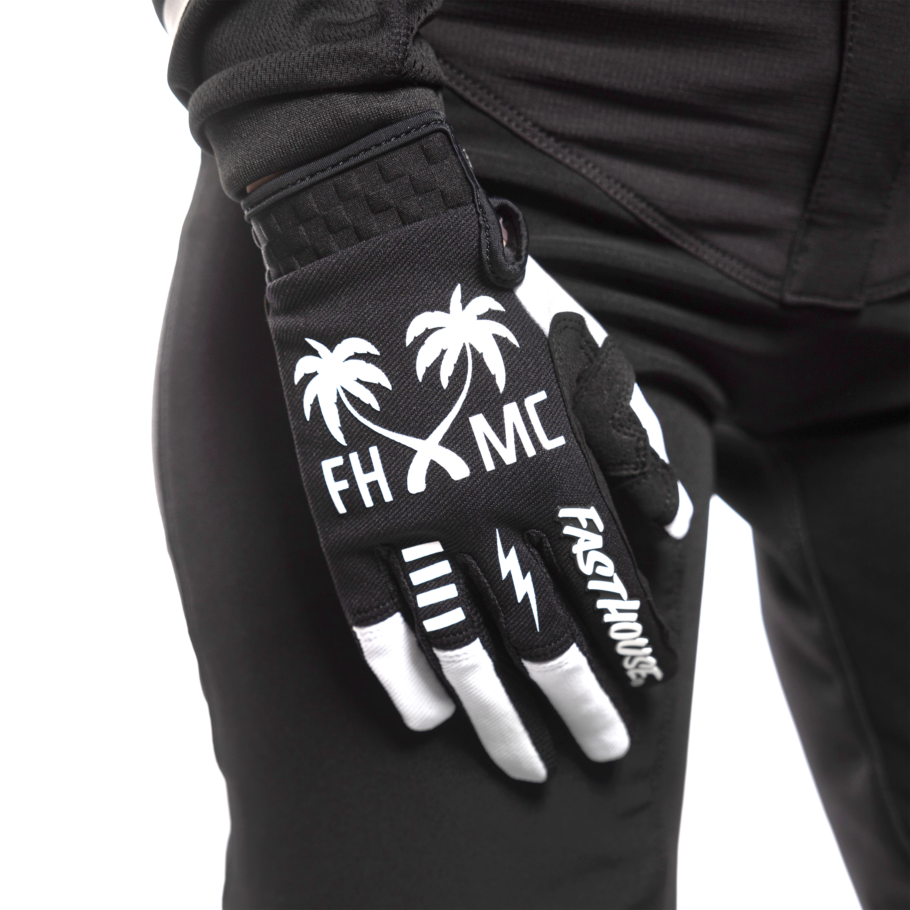 Speed Style Paradise Glove - White-Black_Detail3